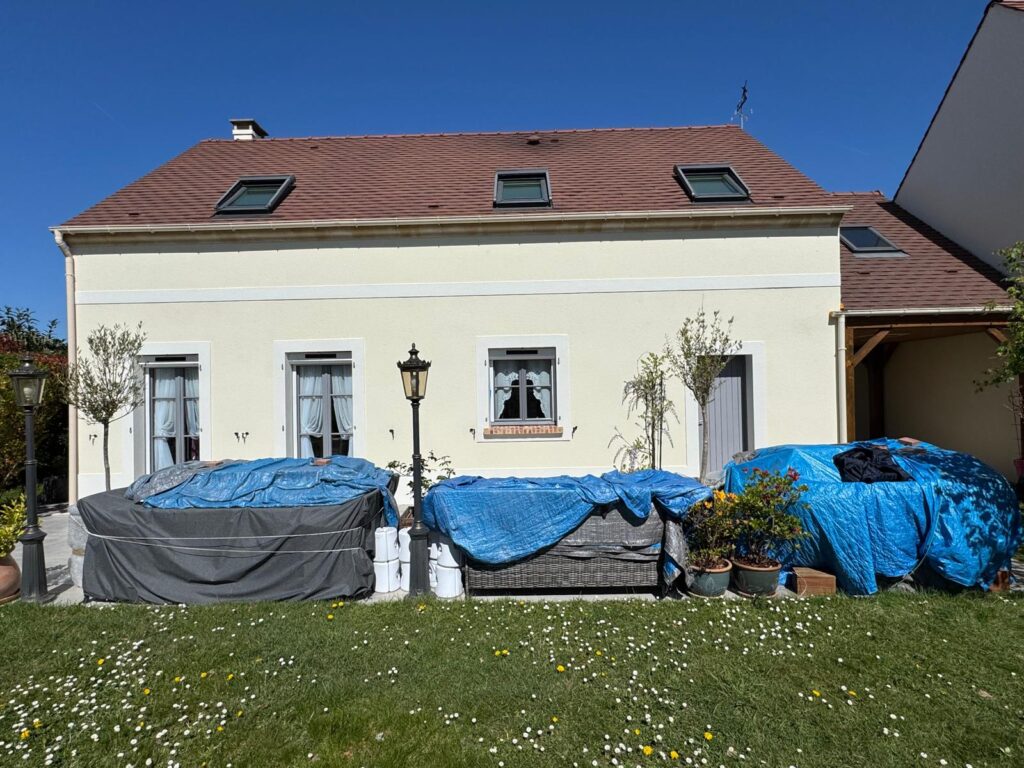 Peinture façade ville barbizon