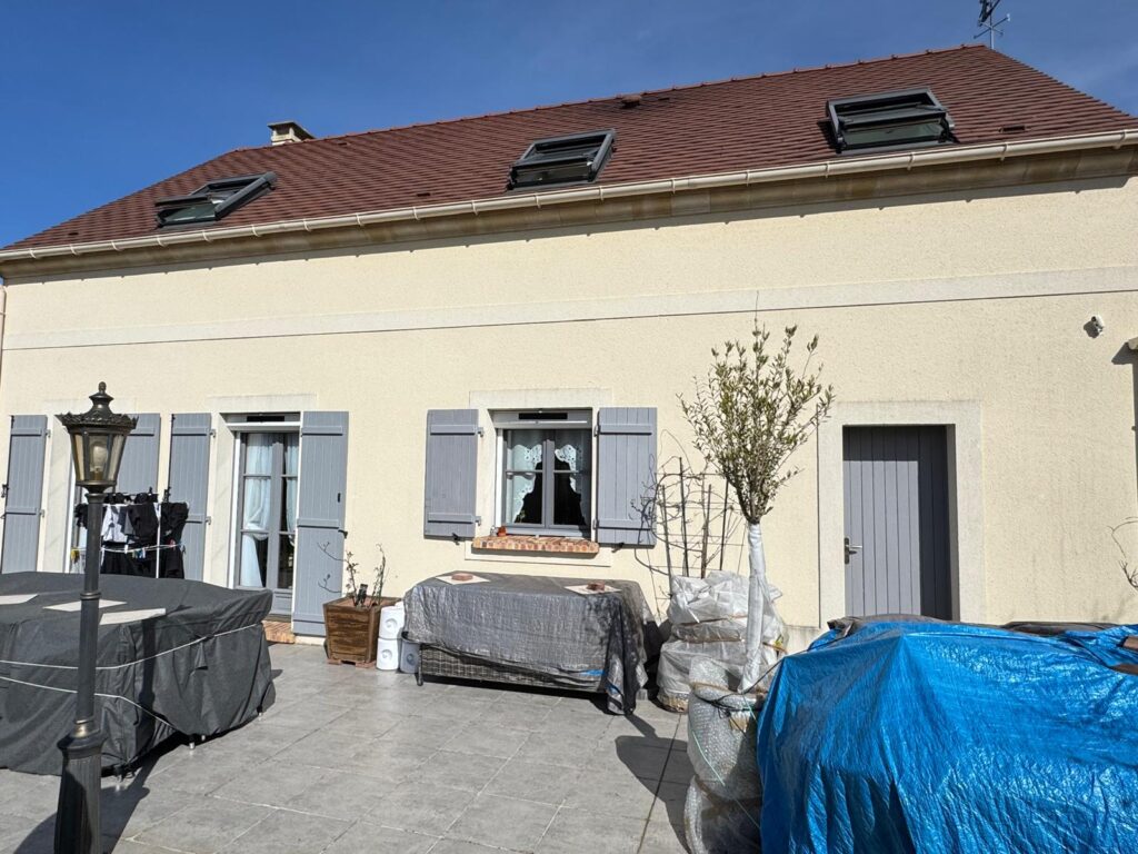 Peinture façade ville barbizon